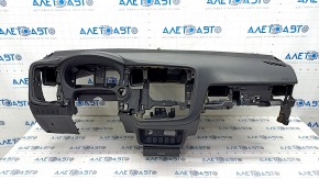 Panoul frontal al tabloului de bord cu AIRBAG Mitsubishi Outlander 14-21 negru, squib ruginit