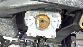 Торпедо передняя панель с AIRBAG Mitsubishi Outlander 14-22 черная, ржавый пиропатрон