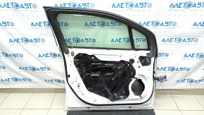 Ansamblu ușă față stânga Chevrolet Volt 11-15 alb GAZ, fără cheie, denivelări, zgârieturi