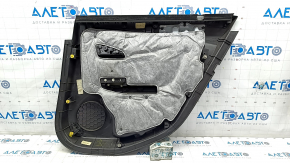 Обшивка двери карточка задняя левая Chevrolet Volt 11-15 черная, подлокотник резина черная, царапины