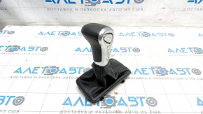 Buton de viteze Audi Q5 8R 12-17 negru, piele, zgarieturi pe crom