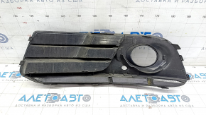 Grila inferioara barei fata dreapta Audi Q5 8R 13-17 rest, croma, pentru PTF, tip 2, nisip