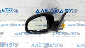 Oglinda laterala stanga BMW X5 F15 14-18 suport lucios, 5 pini, semnalizare, incalzita, auto-dimming, albastru