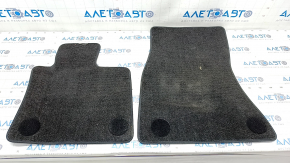 Set covorase interior BMW X5 F15 14-18 pânză neagră pentru 3 rânduri, pentru curățare