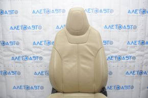Пассажирское сидение Tesla Model S 12-15 дорест, тип 2, с airbag, электро, подогрев, кожа беж, под чистку