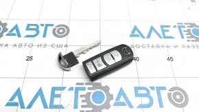 Ключ Mazda CX-9 16-20 smart, 4 кнопки, полез лак, царапины