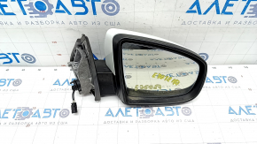 Oglinda laterala dreapta BMW X5 E70 07-13 alb, 3+4 pini, auto-dimming, cu camera