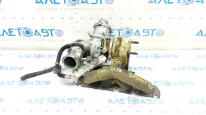 Ansamblu turbina cu colector Audi Q5 8R 13-17 2.0T 59k cu tevi, ruginit