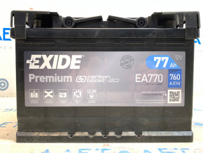 Baterie auto 12V DODGE DURANGO 11- 3.6 77Ah 780A Euro +- Revers nou neoriginal EXIDE