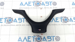 Decorație volan pentru BMW X5 E70 07-13 M Sport, negru, zgârieturi