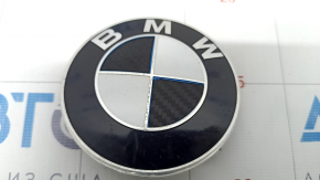 Emblema capota BMW X5 X6 E70 E71 07-13 nisip, lipită peste