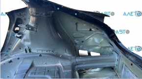 Sfert aripa spate dreapta Tesla Model S 12-20 pe caroserie, panou din aluminiu, PBSB negru, mici lovituri pe arcadă, blocat în spate