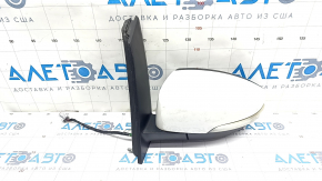 Oglinda laterala stanga Ford C-max MK2 13-18 7 pini, semnalizare, incalzita, alb, zgarieturi