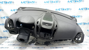 Торпедо передняя панель с AIRBAG Ford C-max MK2 13-18 черная, сломана планка