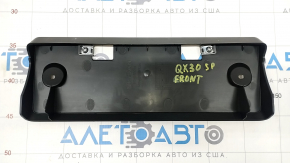 Площадка переднего бампера под номер Infiniti QX30 17-19 sport