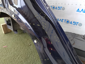 Четверть крыло задняя правая BMW X5 F15 14-18 синяя, тычки, замят закат