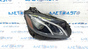 Ansamblu far dreapta Mercedes W213 E 17-20 LED, suport rupt, nisip