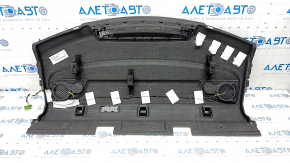 Полка задняя Mercedes W213 E 17-20 черная без шторки, Burmester, выгоревшая