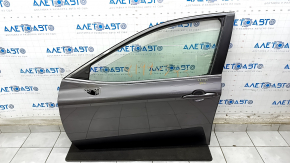 Дверь в сборе передняя левая Toyota Camry v70 18- графит 1H1, тычки на молдинге