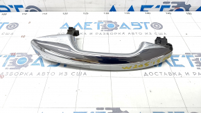 Mâner exterior ușă dreapta față Mercedes C-class W205 15-18 crom, fără cheie