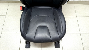 Scaun sofer Ford Fusion mk5 17-20 fara airbag, titan, piele neagra, electric, incalzit, ciobit, zgarieturi