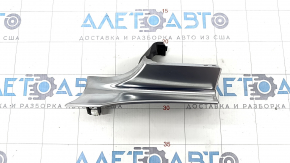 Decorație panou frontal stânga Mercedes C-class W205 15-18 finisaj aluminiu