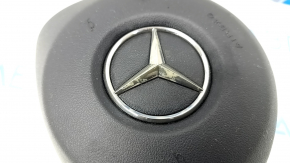 Airbag airbag în volanul șoferului Mercedes C-class W205 15-21 negru, crom decojit, squib ruginit