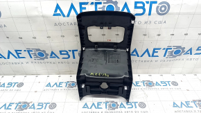 Decorație consola centrală spate Ford Fusion mk5 17-20 negru, pentru conducte de aer, zgârieturi