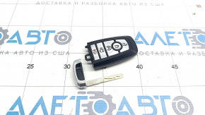 Cheie smart Ford Fusion mk5 17-20 5 butoane, pentru pornire automata, zgarieturi