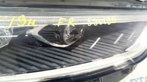 Фара передняя правая в сборе Ford Fusion mk5 17-20 LED, с DRL, песок