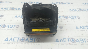 Suport de pahare consola centrala Lexus RX300 RX330 RX350 RX400h 04-09 bej, ornamente din lemn, zgarieturi