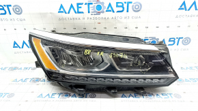 Far fata dreapta VW Passat b8 16-19 USA Ansamblu LED, nisip, zgarieturi, aschii pe sticla