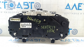 Щиток приборов Nissan Sentra 16-19 рест S 125к, царапины на стекле