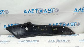 Накладка центральной консоли боковая правая Acura TLX 15- нижняя, ткань черная