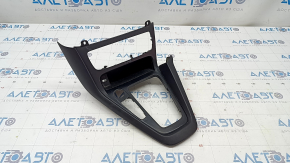 Decorație consola centrală Ford Focus mk3 15-18 rest, SYNC, inserție neagră, zgârieturi