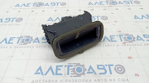 Deflector de conducte de aer pentru consola centrala Toyota Avalon 13-18 negru