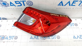 Lumina aripa exterioara dreapta Honda Accord 18-22 hibrid, zgarieturi, aer pe margine