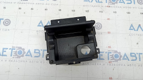 Buzunar de box al consolei centrale a Toyota Camry v55 15-17 usa mic, negru