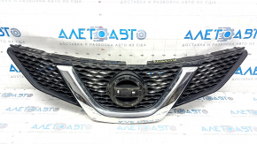 Grila radiator Nissan Rogue Sport 17-19 fara emblema, fara camera, nisip