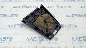 Накладка шифтера КПП Subaru Forester 14-18 SJ МКПП, черная, царапины