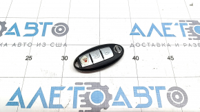 Ключ smart key Nissan Rogue Sport 17-19 3 кнопки, тип 2, полез хром, потерт