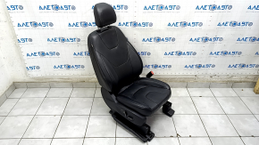 Scaun pasager Ford Edge 15- cu airbag, electric, incalzire, ventilatie, piele neagra, titan, fisuri, lipsa priza