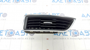 Deflector de conducte de aer panou frontal central stânga Ford Edge 15 - negru cu crom, mulaj rupt, crom îndepărtat