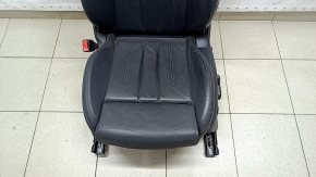 Scaun sofer Audi A4 B9 17-19 cu airbag, electric, incalzit, piele, negru, curatat chimic, crapat