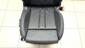 Scaun pasager Audi A4 B9 17-19 cu airbag, electric, incalzit, piele, negru, curatat chimic