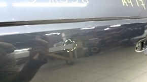 Дверь голая передняя левая Audi A4 B9 17-18 графит LX7L, тычка