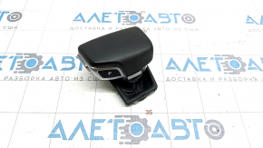 Buton de viteze Audi A4 B9 17- cu capac superior, piele, negru, zgarieturi