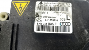 Фара передняя левая в сборе Audi A4 B8 13-16 рест ксенон led, песок