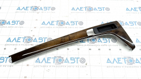 Trim consola centrala Audi A4 B9 17-19 aluminiu, bare de protectie