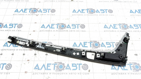 Trim consola centrala Audi A4 B9 17-19 aluminiu, bare de protectie